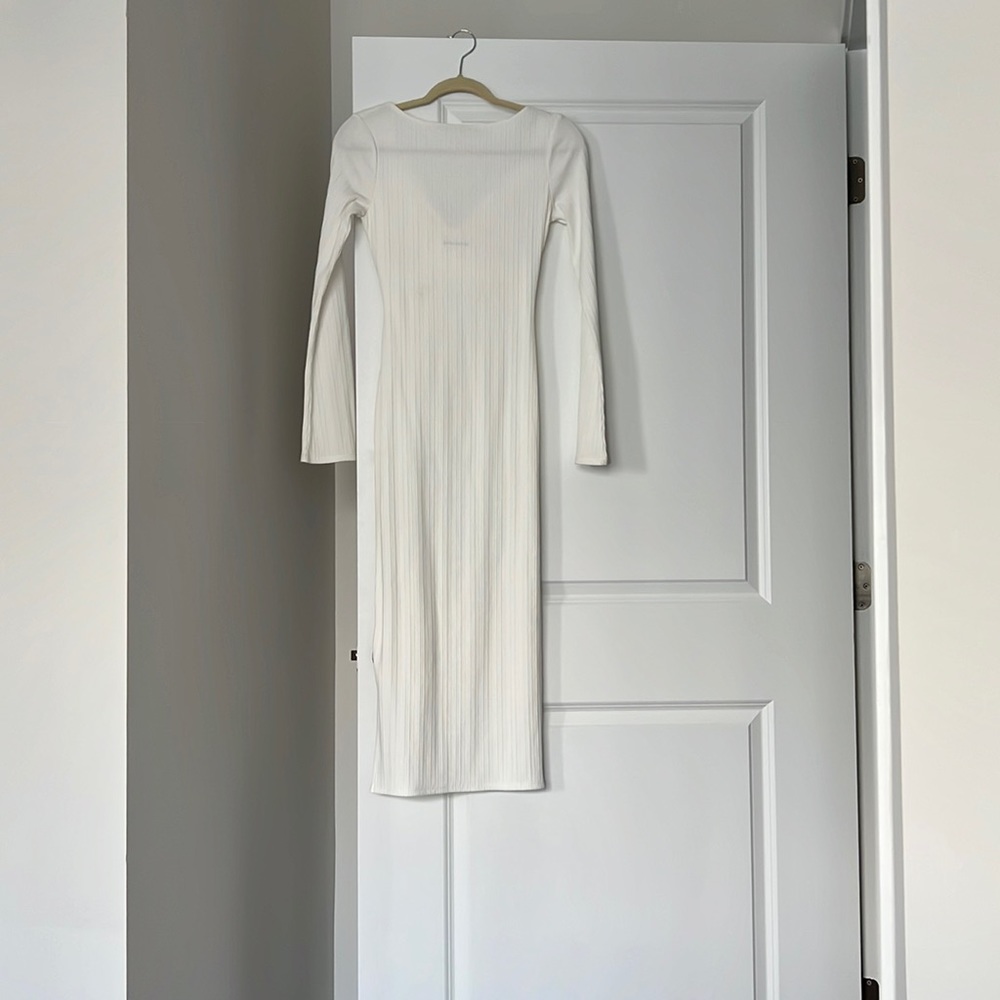 Cream XS Reformation Nessa dress